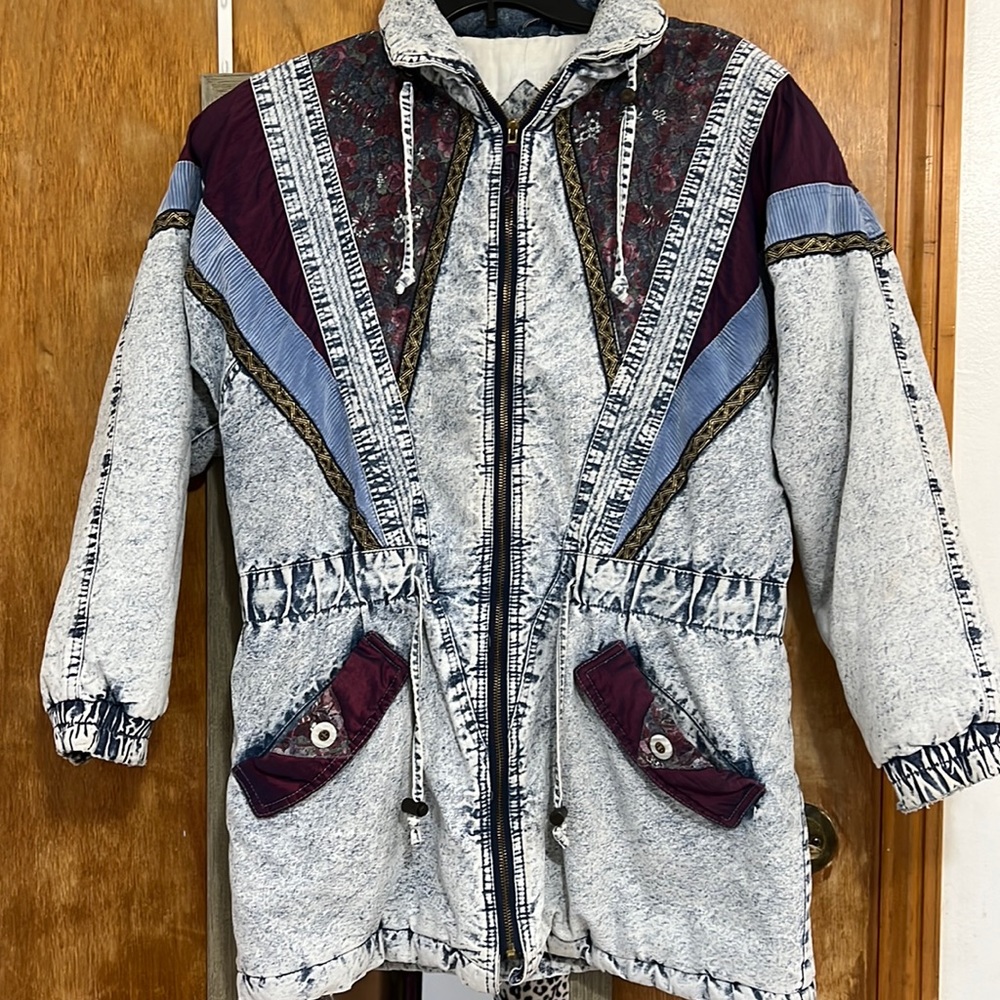 Vintage Acid Wash Denim Jacket